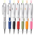 2015 promotional pen with flashlight,light tip ball pen